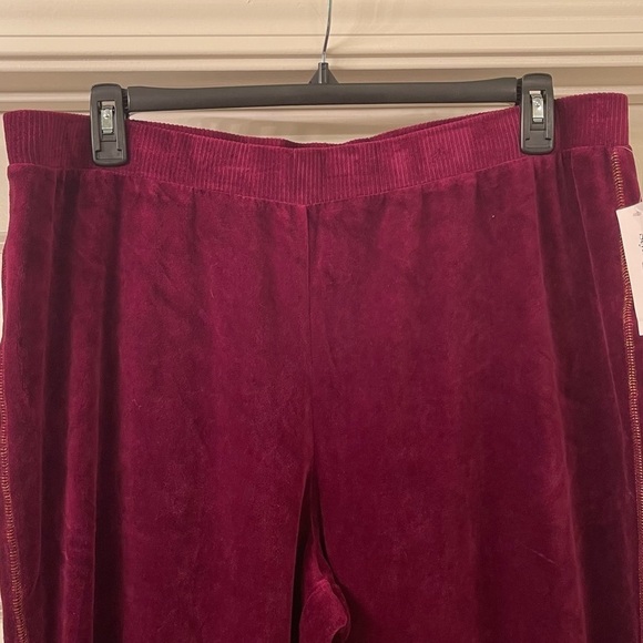 STYLE & Co 1X& 2X Velour Velvet Holly Loungewear Sweatpants Pants - Picture 3 of 6